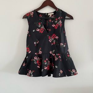 Rebecca Taylor Floral Peplum Top | 4